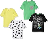 Vista 1 de Yaxa Essentials Boys and Toddlers' Short-Sleeve T-Shirts (Previously Spotted Zebra)