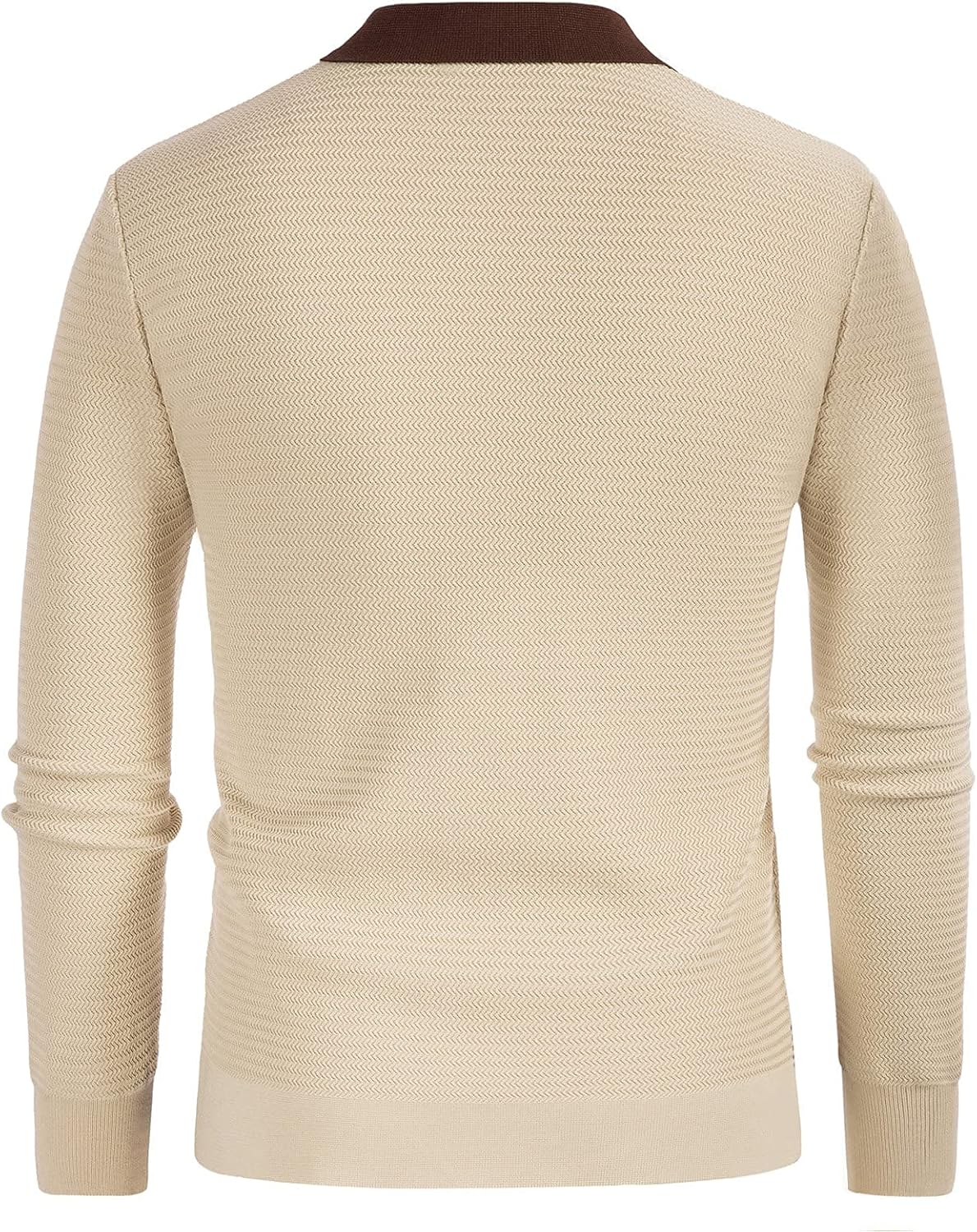 PJ PAUL JONES Men‘s Button Down Polo Shirts Striped Knitted Cardigan Sweaters