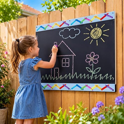 Giant Outdoor Chalkboard for Kids 27.6 x 19.7 Inch Large