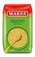 Vista 2 de Makfa Granos orgánicos de trigo sarraceno 28.2 onzas / 28.22 oz - Kasha / Gachas de avena. Hecho en Rusia