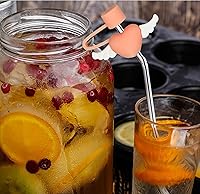 Vista 3 de Tapa de popote de 0.4 pulgadas para copa Stanley, 6 piezas de popote de silicona compatible con vaso de 30 y 40 onzas, punta de popote reutilizable