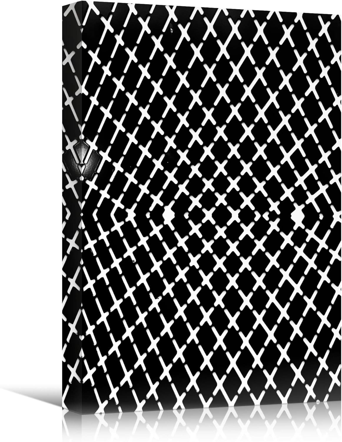 SIGNWIN Canvas Wall Art Mirror Patterns Abstract Colorful Geometric Hallway Minimalist Mixed Media Multicolor Patterns - 12x18 inches