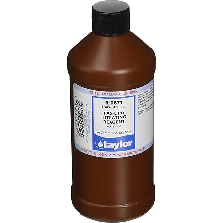 TAYLOR TECHNOLOGIES INC R-0871-E FAS-DPD Titrating Reagent [16 oz]
