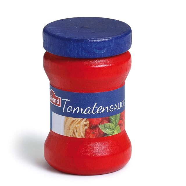 Erzi 19175 - Juego de Madera de 2.4 x 1.5 Pulgadas para Tienda de comestibles y Salsa de Tomate