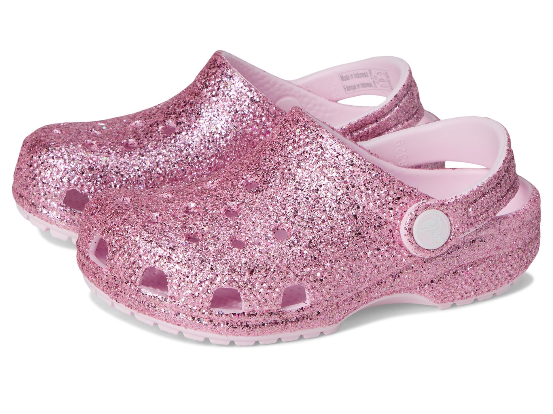 Crocs Unisex Kinder Classic Iridescent Glitter Clog K