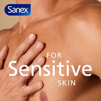 Sanex Body Wash, Expert Skin Health, Sensitive Shower Gel, Dermatologist Tested Gentle for Sensitive Skin, Multipack, 6 Pack, 450ml Bottles