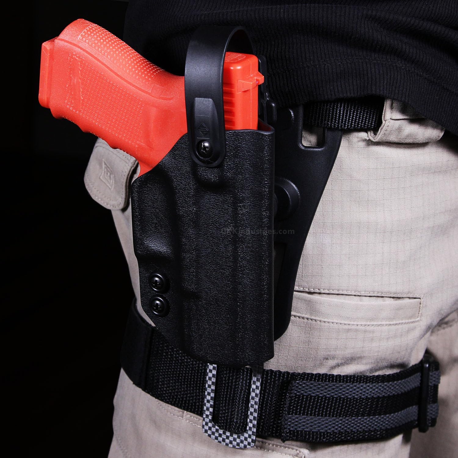 TRS UBL Duty Drop Holster Attachment and Spacers - Fits Belts up to 2.00in - USA Made, for Faster and Cleaner Weapon Draw
