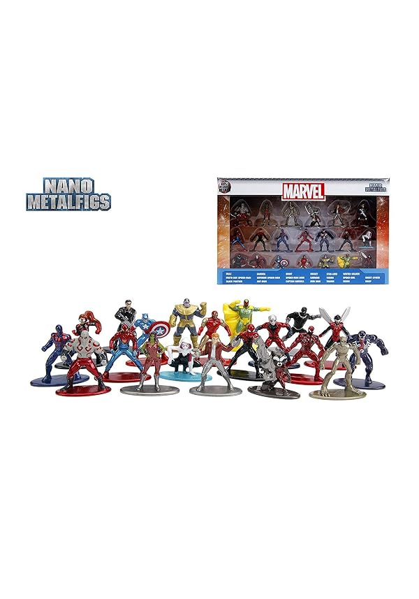 Marvel 1.65" Die-cast Metal Collectible Figures 20-Pack Wave 1, Toys for Kids and Adults by Jada - Image 2