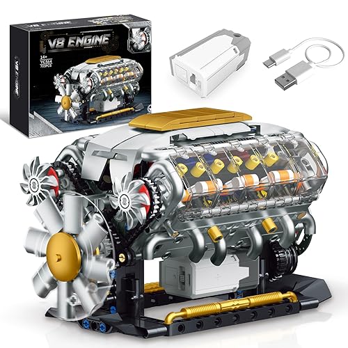 V8 Engine Model Kit That Runs, Build Your Own Mini