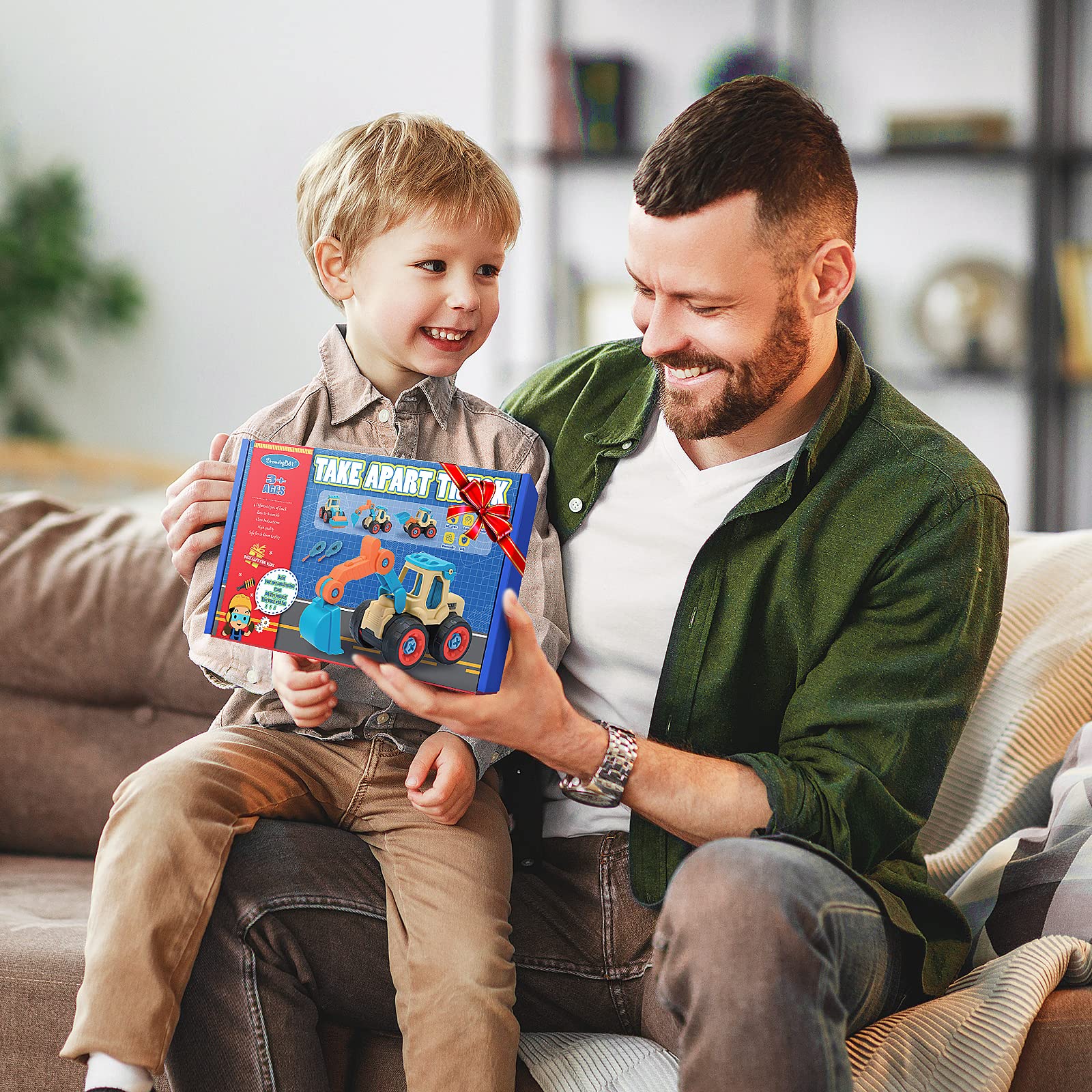 Anginne Jungen-Spielzeug, Alter 3–12, Traktor-Spielzeug, Auto-Spiele, Bagger-Spielzeug für 3–12 Jahre alte Jungen, Spielzeug, Alter 3 4 5 6 7 8 9 Jahre alte Jungen Mädchen Kinder s' play v Fahrzeuge