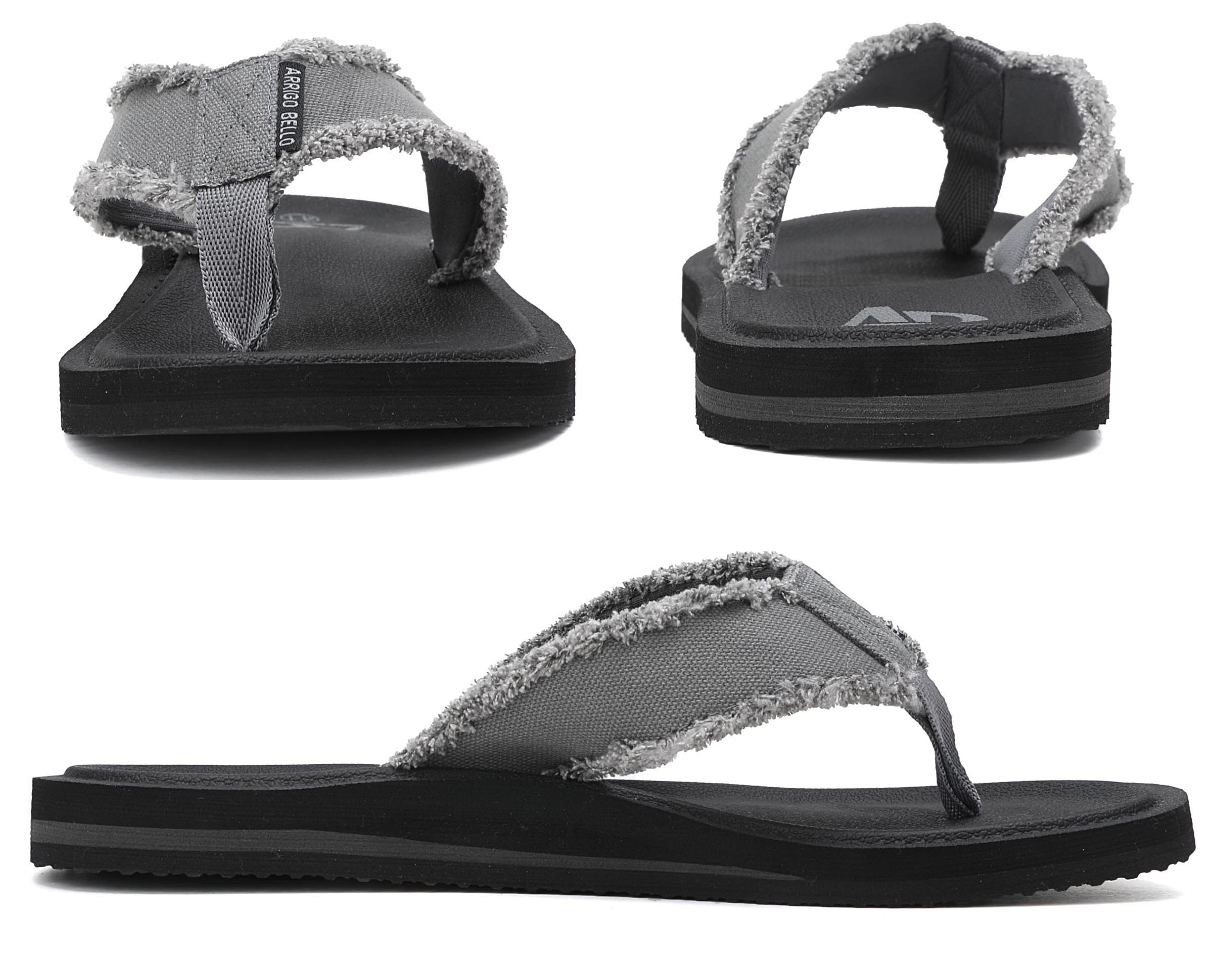 ARRIGO BELLO Tongs Confortables Homme Sandales Légeres Antidérapantes été Chaussures de Plage Piscine 41-46 EU