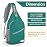ZOMAKE Sling Bag,Small Crossbody Sling Backpack,Water Resistant Shoulder Daypack for Travel,Anti Thief Chest Bag for Hiking(Army Green(New))