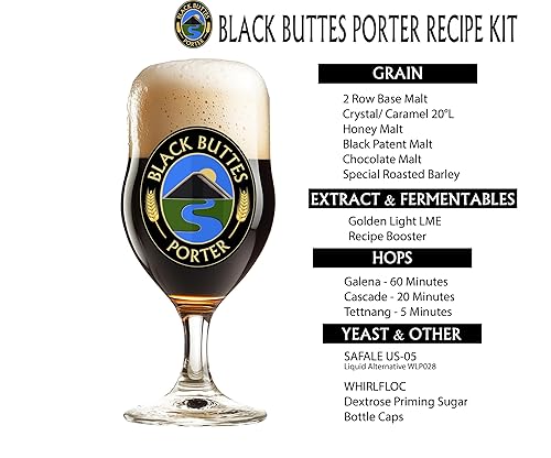 Miniatura 2 de BLACK HILLS PORTER - Kit de ingredientes para recetas de cerveza casera (Deschutes Black Butte)