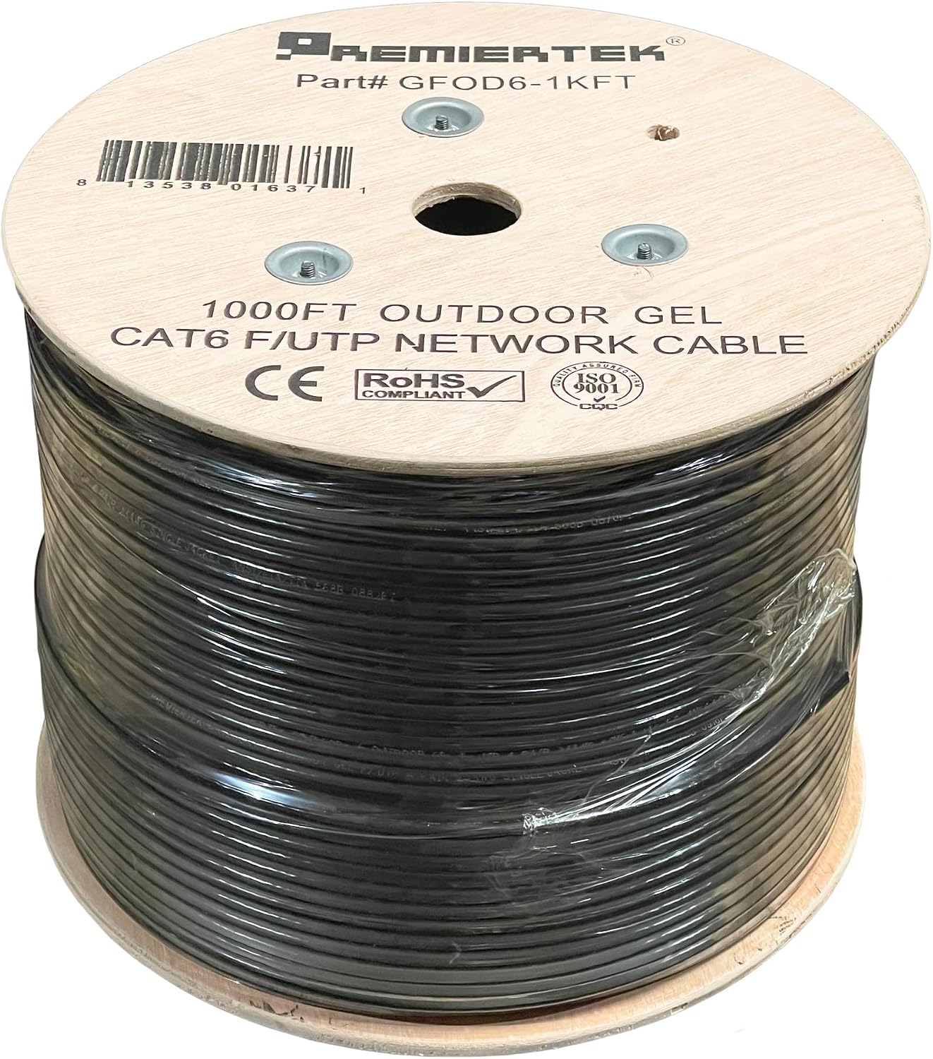 Amazon.com: Premiertek 1000ft CAT6 Gel Filled Shielded FTP Outdoor ...