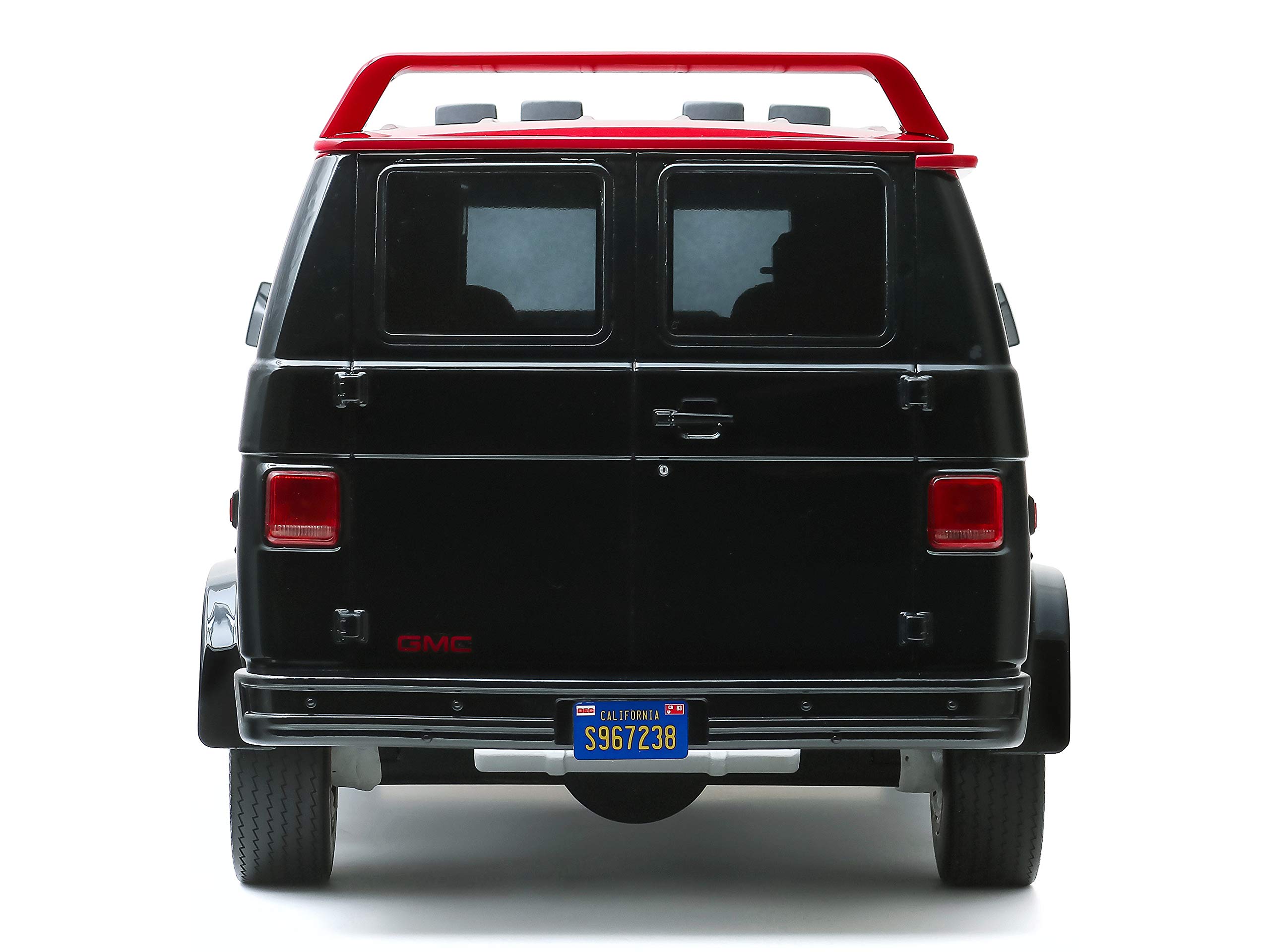 1983 GMC Vandura Van Black and Silver with Red Stripe The A-Team