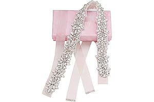 Yanstar Bridal Rhinestone Wedding Belt for Women Formal Evening Dresses