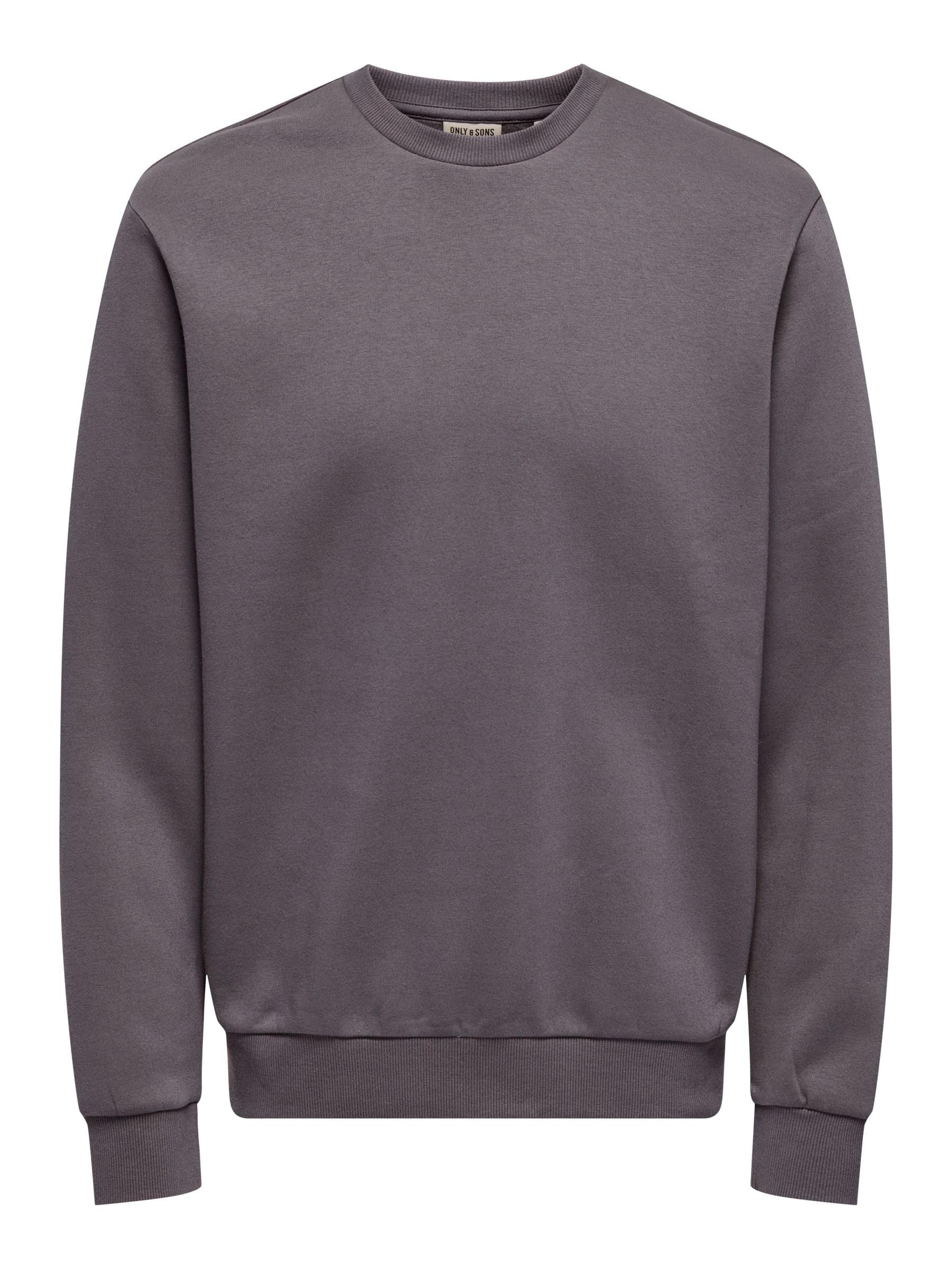 ONLY & SONS Men's Onsceres Crew Neck Noos Sweatshirt, Rabbit., L