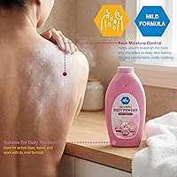 Vista 7 de MED PRIDE Polvo corporal de almidón de maíz sin talco con aroma a rosa, cuidado de la piel que absorbe la humedad para una frescura diaria, fórmula