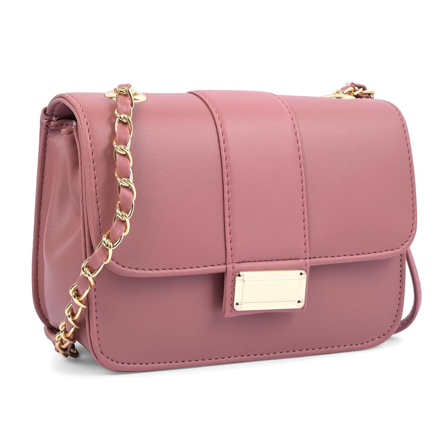 ADISA women girls party crossbody sling bag with gold chain