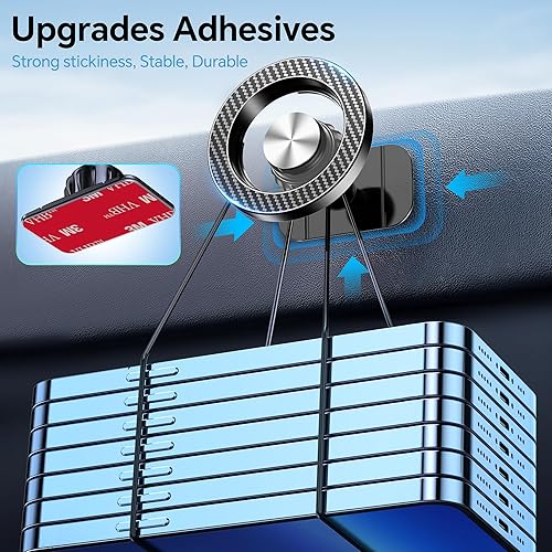 Miniatura 5 de Kaistyle Soporte de coche Magsafe 20 imanes fuertes: soporte magnético para teléfono de automóvil, soporte para teléfono de automóvil, soportes