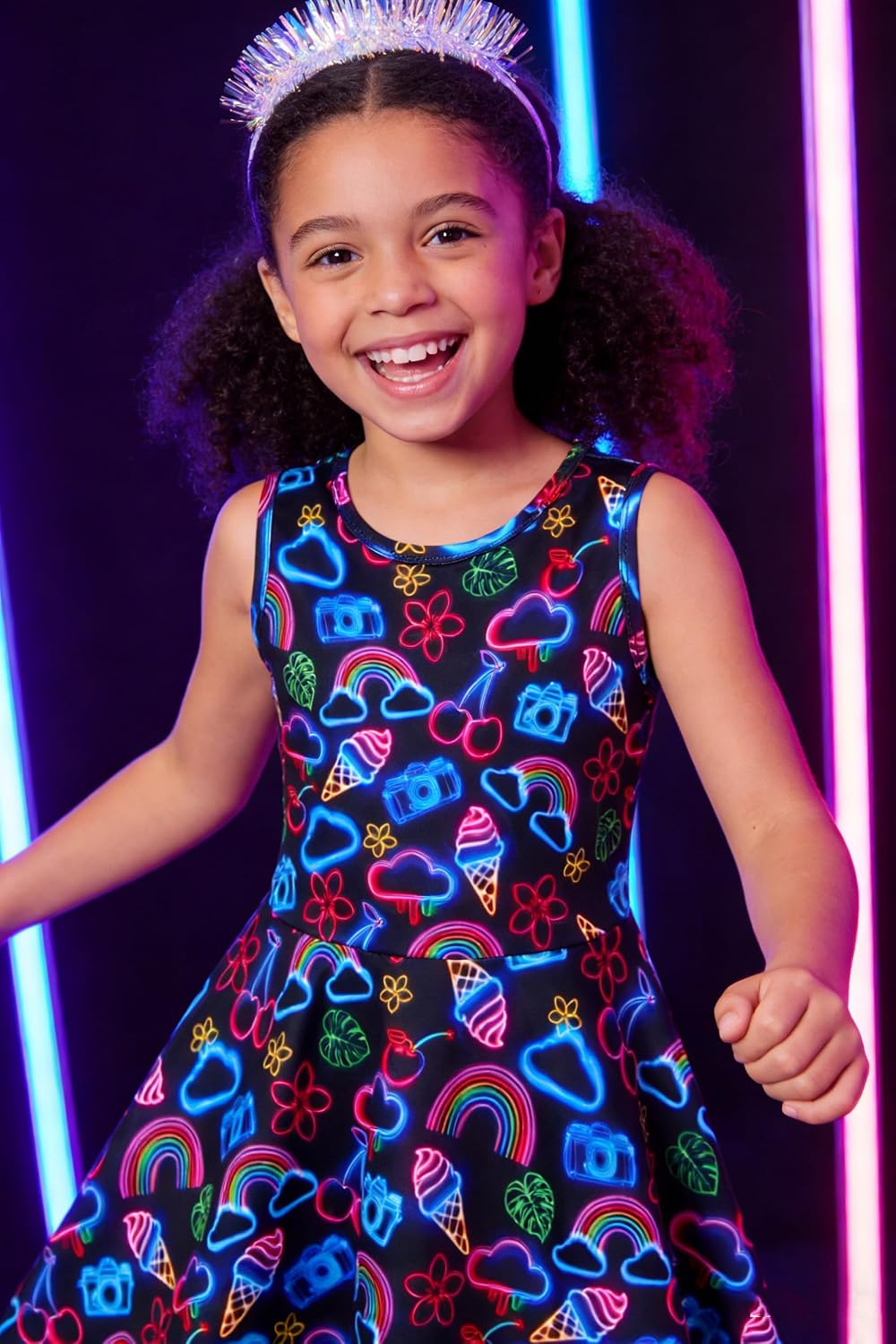 Funnycokid Girls Dress Kids Outfits Clothes