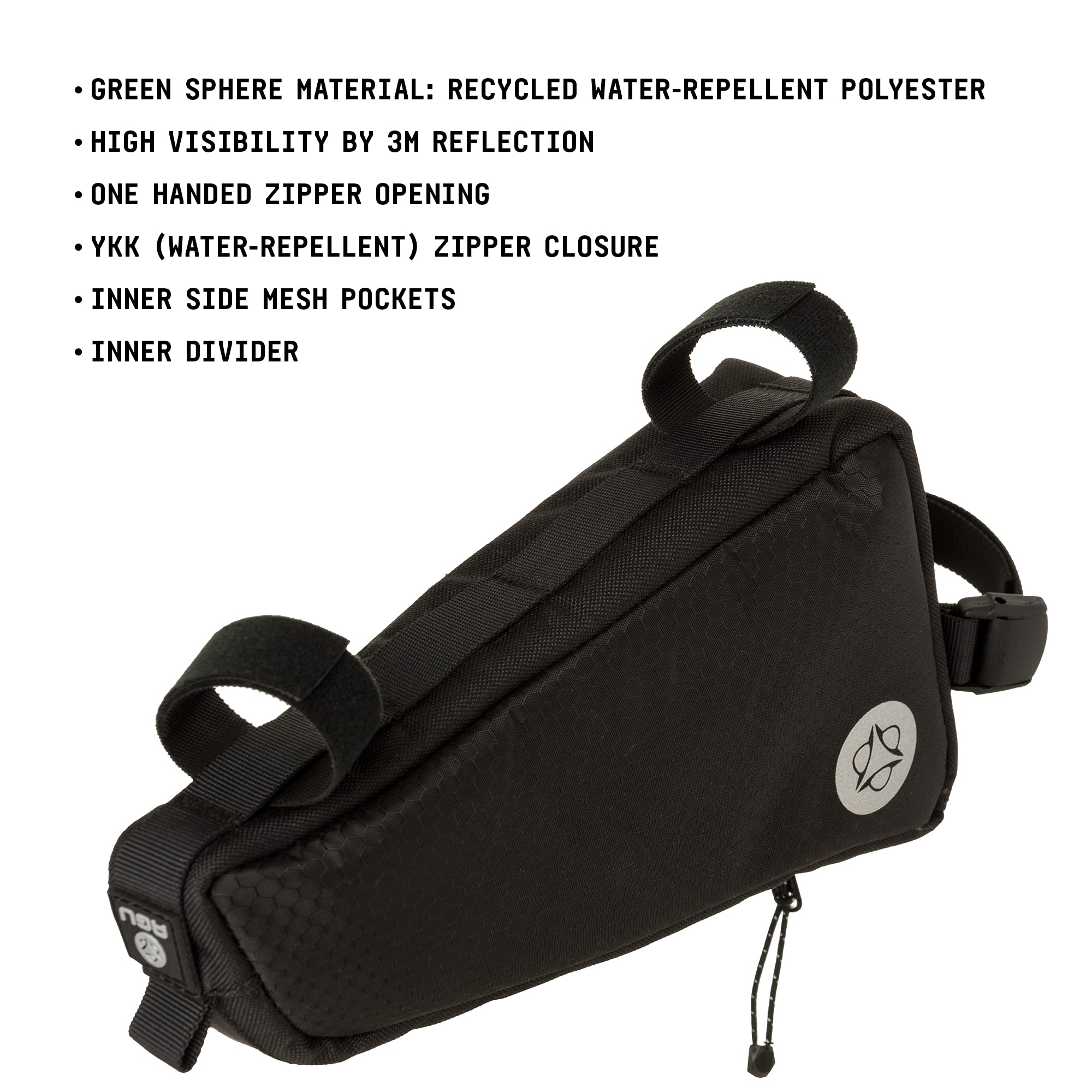 AGU Bag VENTURE Top Tube 6x12x23cm Black, 0.7 - Image 4