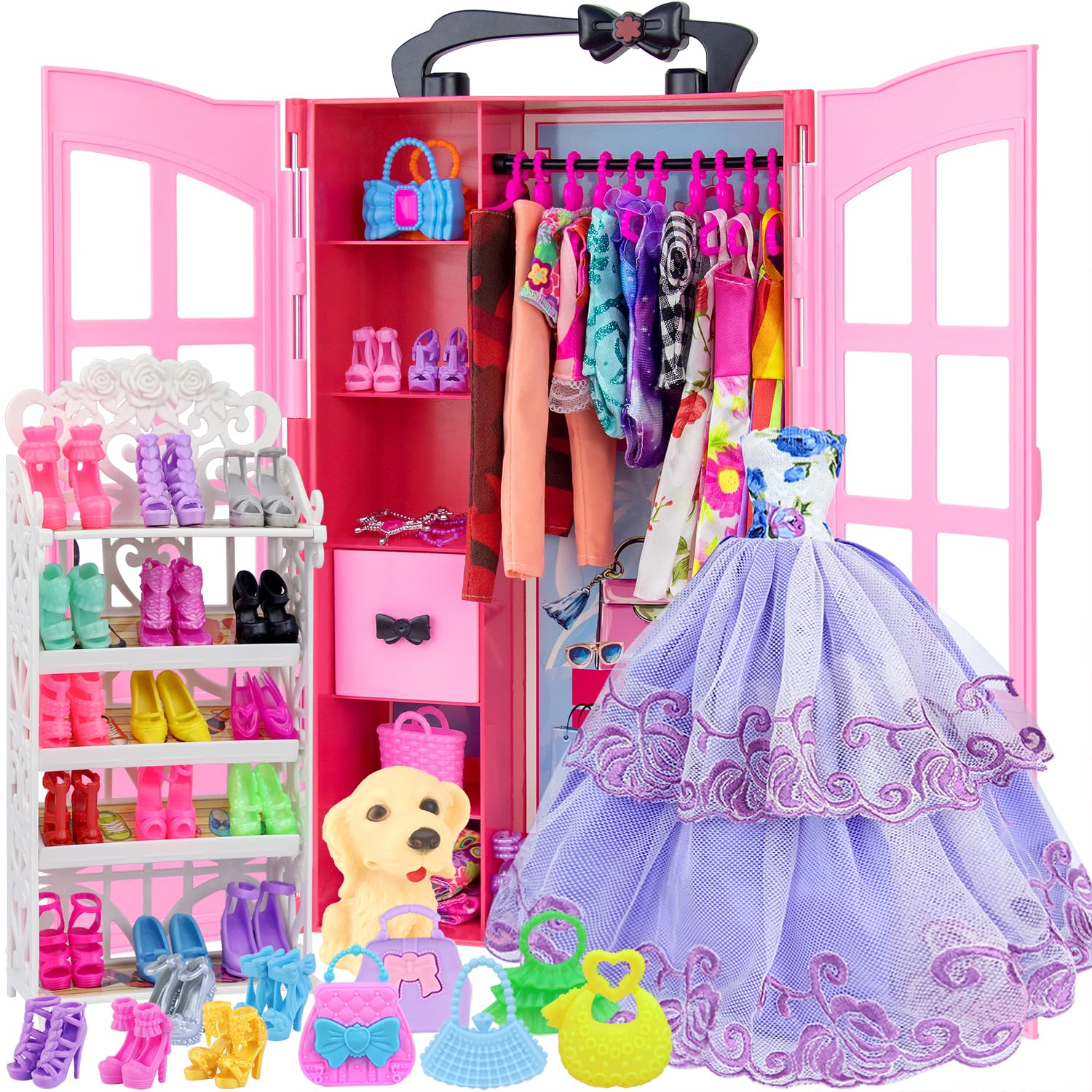 Amazon.co.jp: Ecore Fun ファッションドールクローゼット ワード