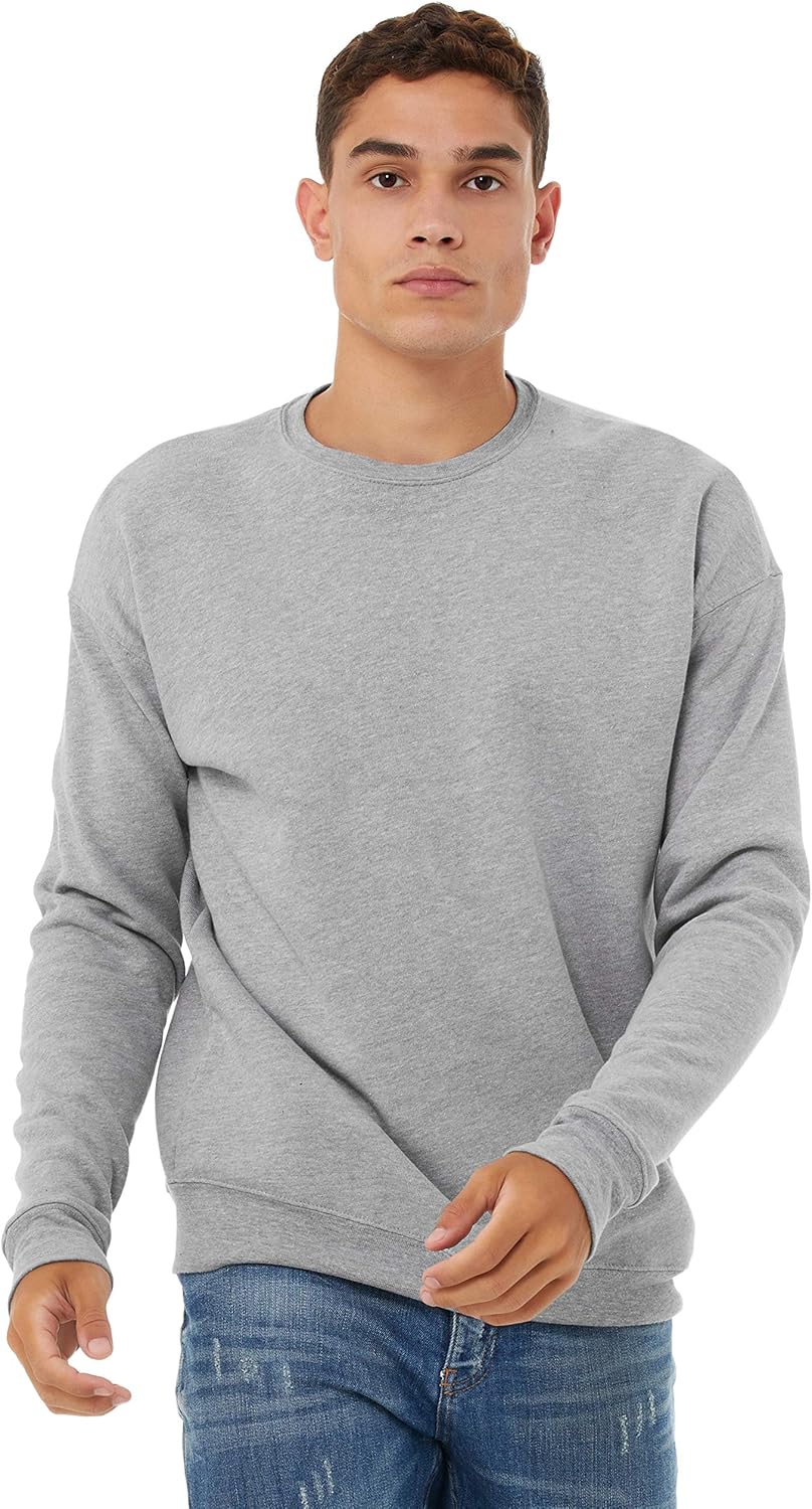 BELLA+CANVAS unisex-adult Crew Sweatshirt
