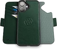 Vista 84 de Dreem Fibonacci - Funda tipo cartera para iPhone 14 Plus Funda desmontable de piel vegana 2 en 1 con soporte integrado, soporte para tarjetas