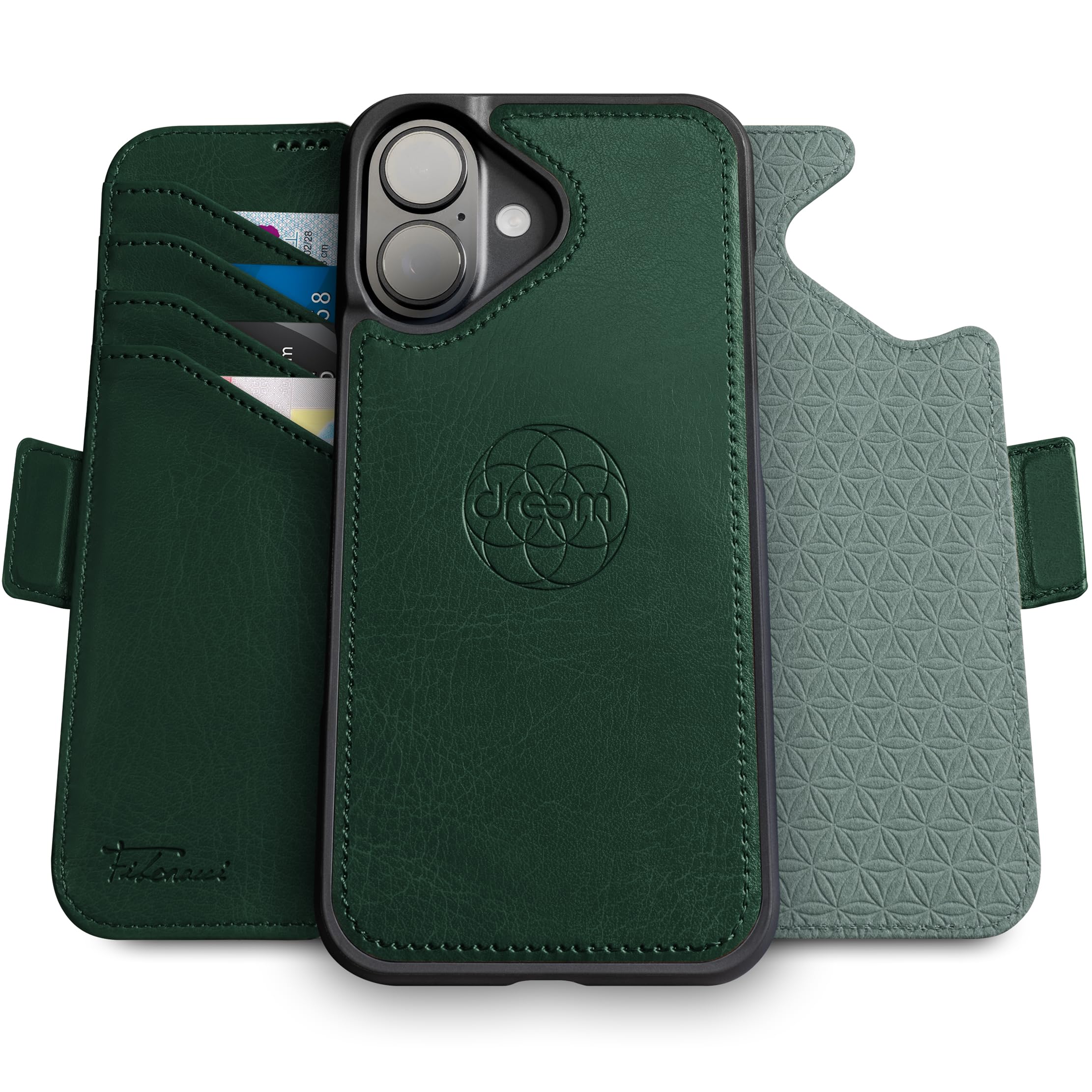 Amazon.co.jp: Dreem フィボナッチ（Fibonacci）2イン1 財布型ケース