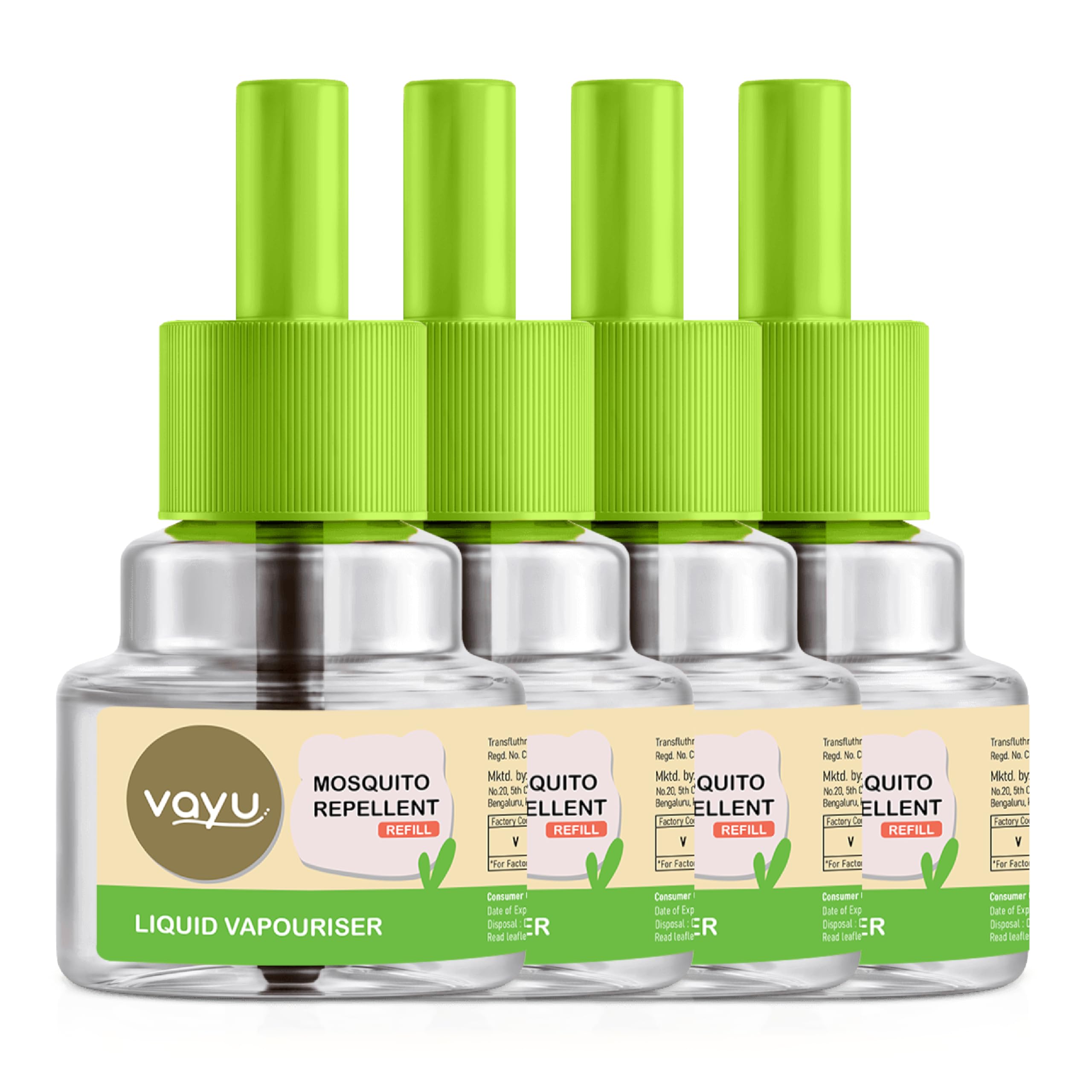 VAYU Liquid Vapourizer | Mosquito Repellent Refill | 100% Protection Against Mosquito| Mosquito Refill | Fit to All Machine | Advanced Formula | Lavender Fragrance | (Pack of 4) 45ml each (B0D5DCS434) Amazon Price History, Amazon Price Tracker