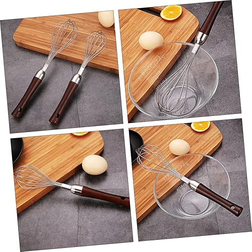 Miniatura 4 de 1 pieza de acero inoxidable huevo pequeño mezclador de primavera globos de mano mezclador de acero inoxidable batidor de huevo batidor de cocina