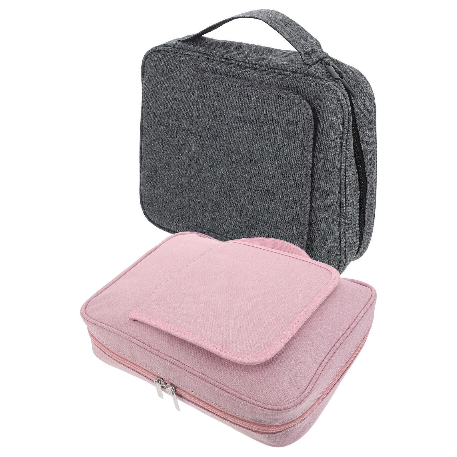 2 Szt. Fabric Bible Cover with Handle And Adjustable Stand Portable Protective Bible Book Case Organizer for Men And Women Scratch-resistant Polyester Carrying Bag for Study