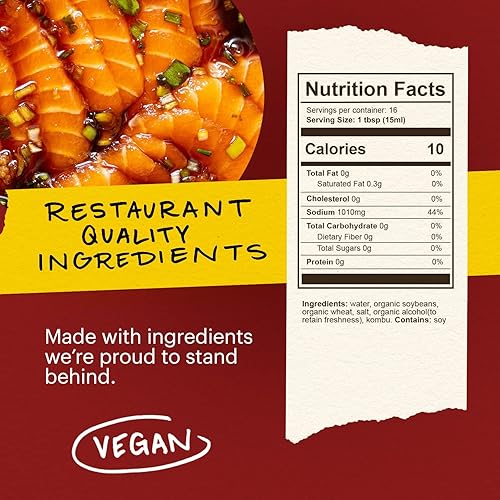 Miniatura 2 de Momofuku Salsa de soja de David Chang, (8 onzas), hecha de ingredientes orgánicos, chef hecha para cocinar y Umami, empapada de Kombu..