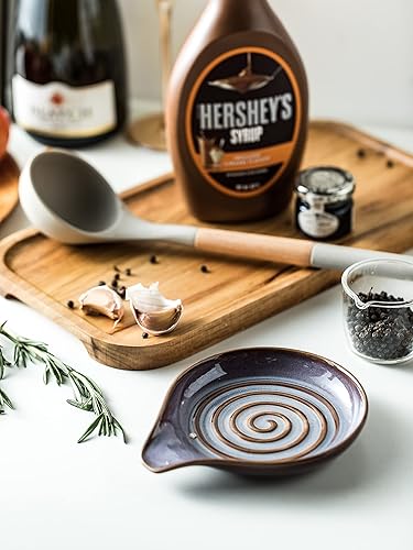 Miniatura 56 de Soporte para cucharas para encimera, soporte para cuchara de encimera con asa para un fácil agarre, decoración de granja, soporte para utensilios