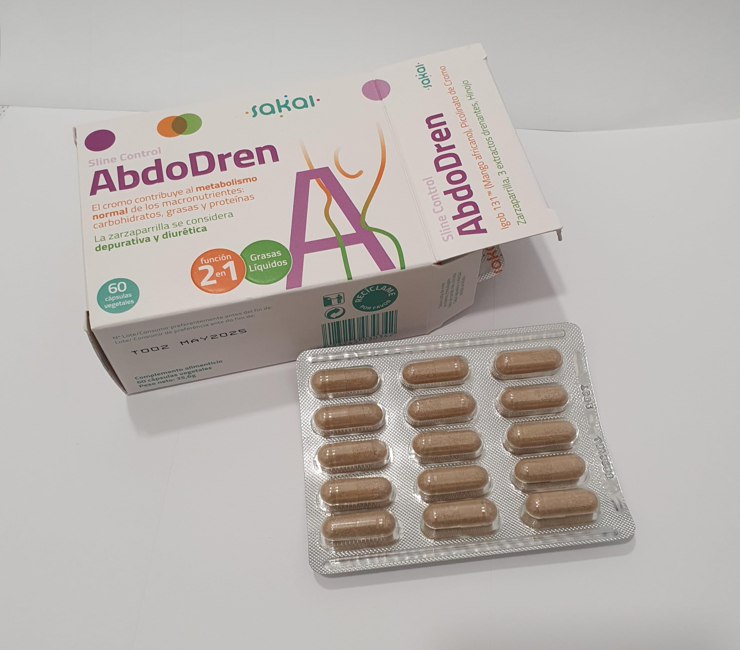 SLINE CONTROL ABDODREN 60 CAPS