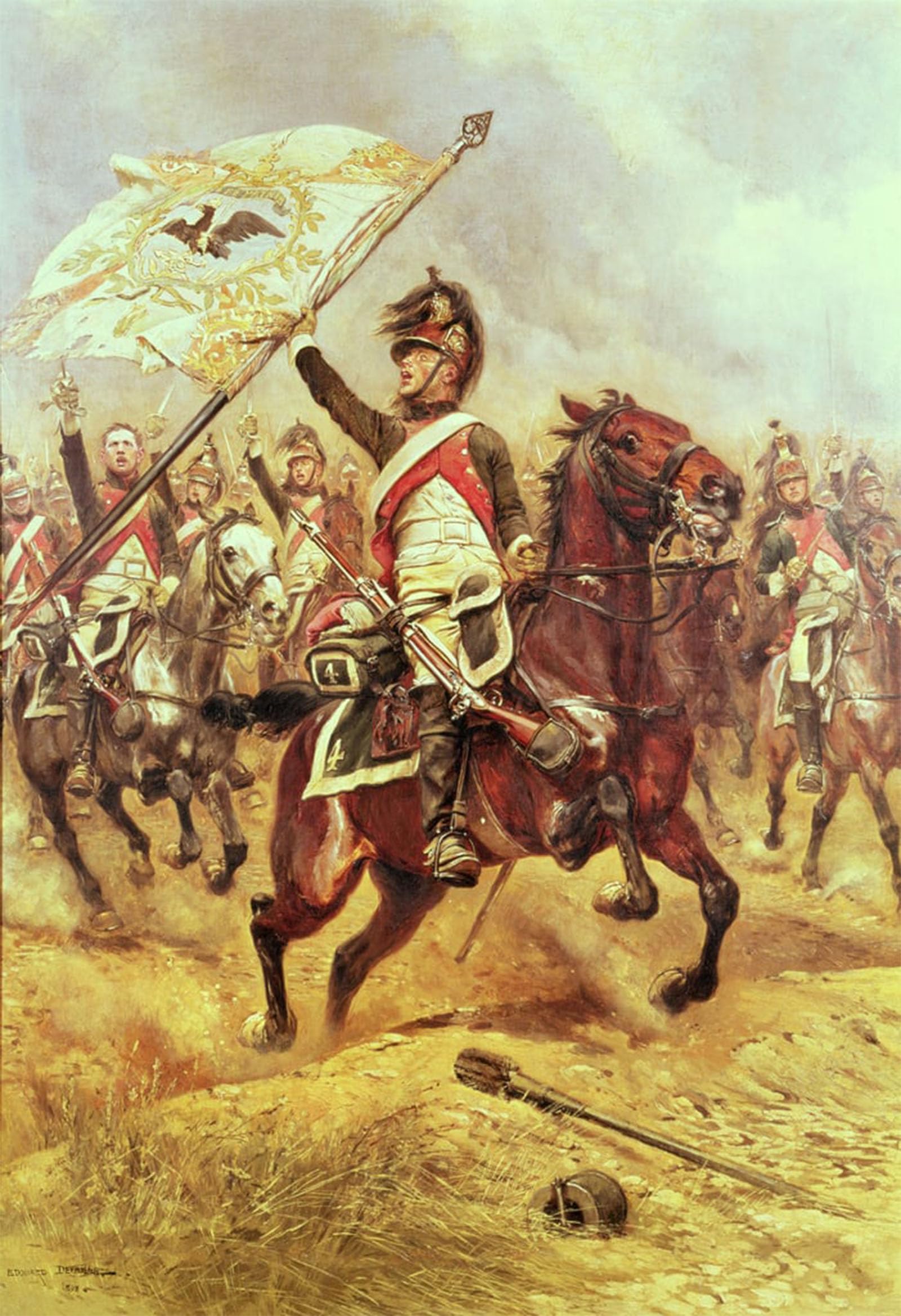 Affiche Impression d'art le Trophée Th Dragoon Regiment toile