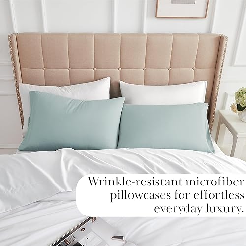 Miniatura 44 de Southshore Fine Living, Inc. Juego de 2 fundas de almohada de tamaño estándar, se adapta a almohadas de tamaño matrimonial, individual, queen, 10