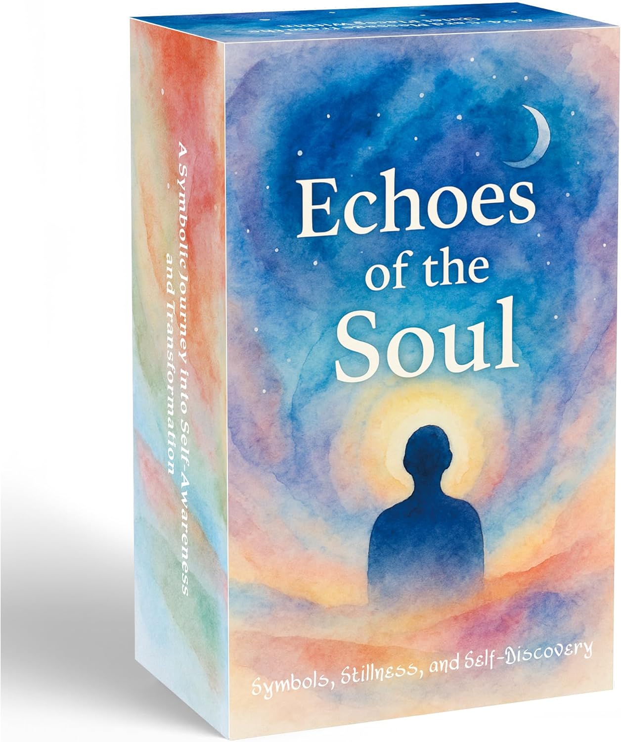 GZXINKE Echoes of The Soul Oracle Deck, Oracle Cards for Beginners, 54-Card Deck for Self-Discovery, Healing, Intuitive Growth, Guided Messages, Mindfulness Oracle Cards