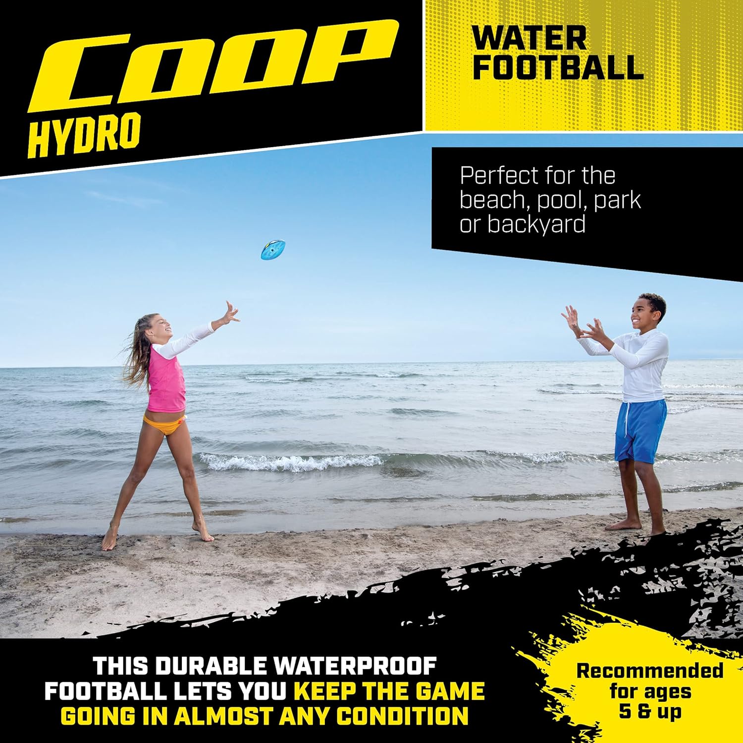 COOP Hydro Waterproof Football, 9.25 Inches , Blue : Everything Else