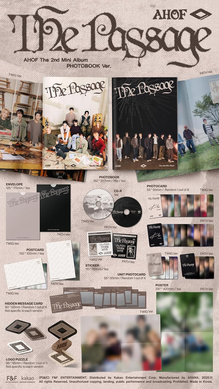 AHOF The Passage 2nd Mini Album (Photobook - TWIG Ver.)