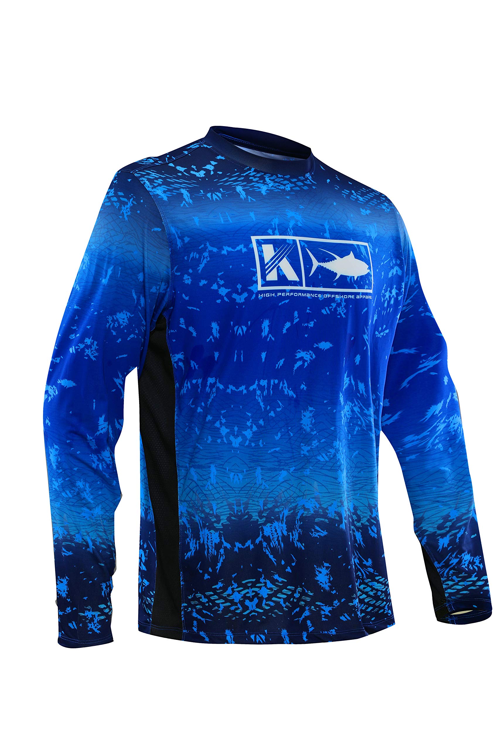 Performance Vented Fishing Shirt Long Sleeve Shirt Mesh Side