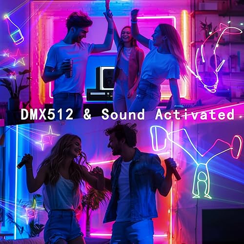 Miniatura 5 de Luces láser DJ para fiesta, proyector láser de animación 3D para espectáculo de luz láser, efecto de haz, DMX512, RGB, proyector láser de escenario,