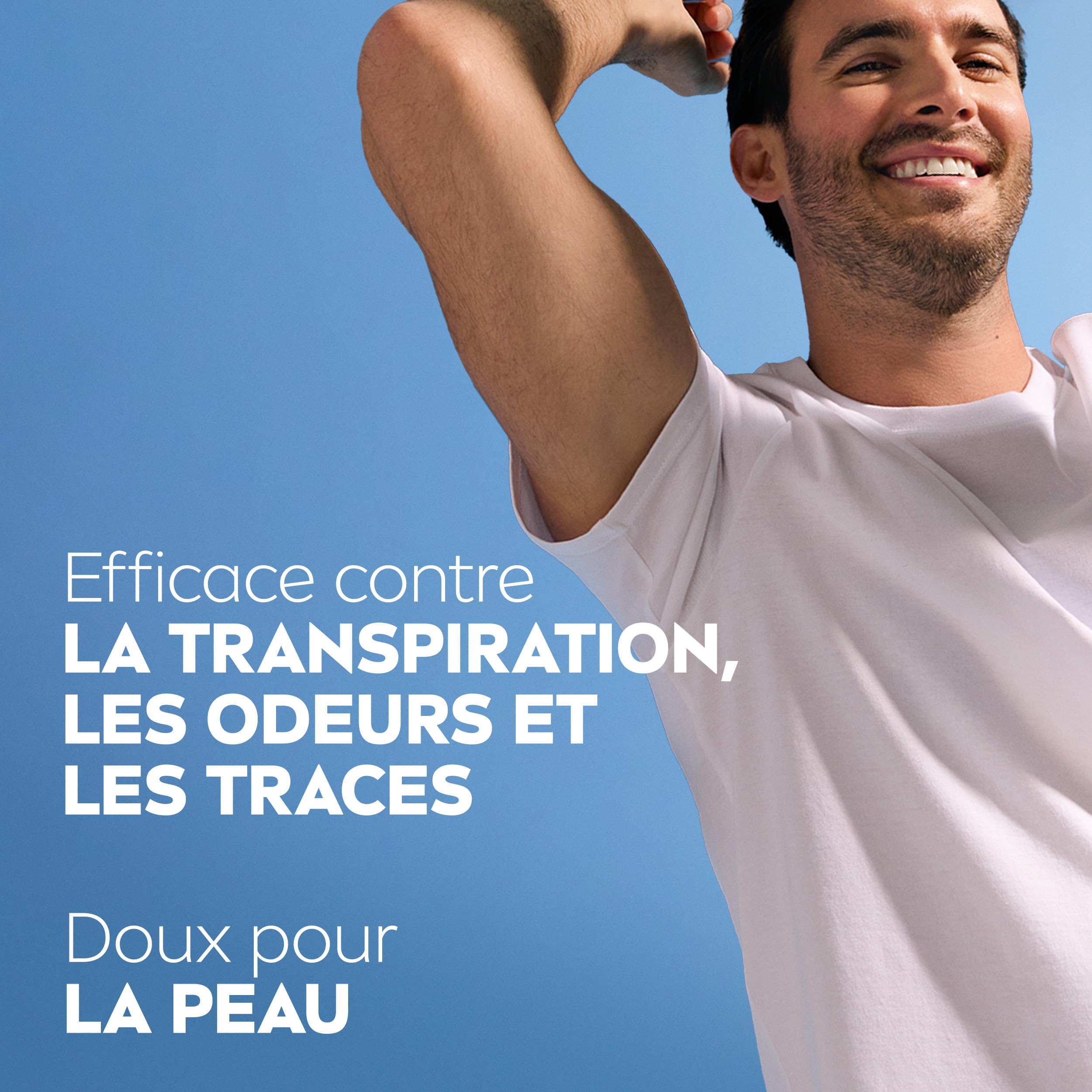 NIVEA MEN Déodorant Spray Black & White Invisible (1 x 200 ml), déodorant homme anti-traces blanches et jaunes, anti-transpirant anti odeur & humidité, protection efficace 72 h, sans alcool