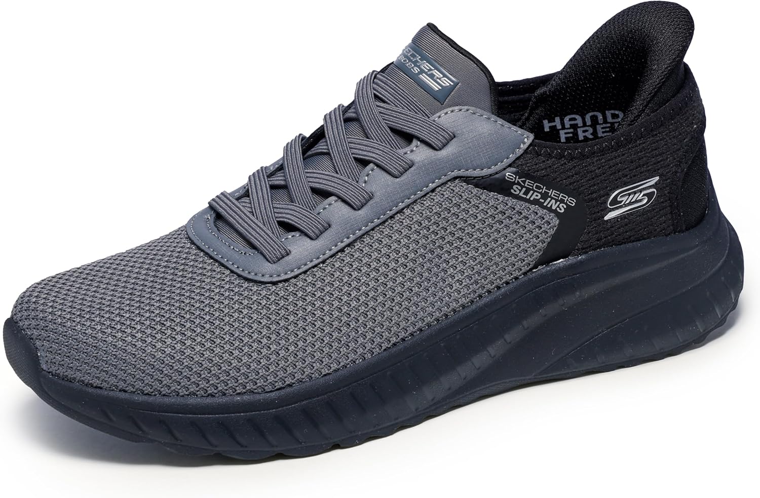 Skechers Mens Hands Free Slip-ins Skechers Bobs Squad Chaos – Solid Tour