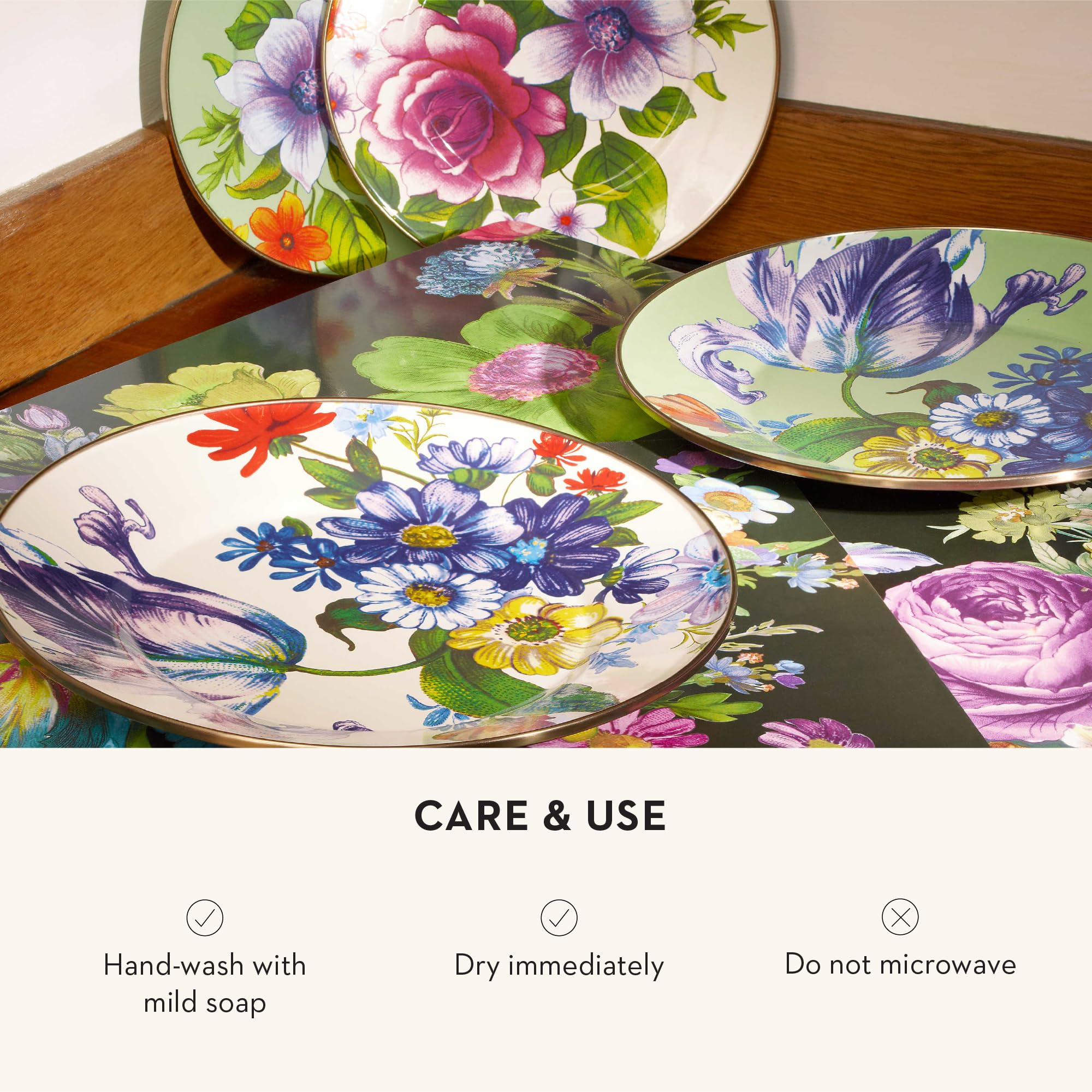 MACKENZIE-CHILDS コートリー　エナメルディナープレート Amazon.com | MACKENZIE-CHILDS Enamel Dinner Plate