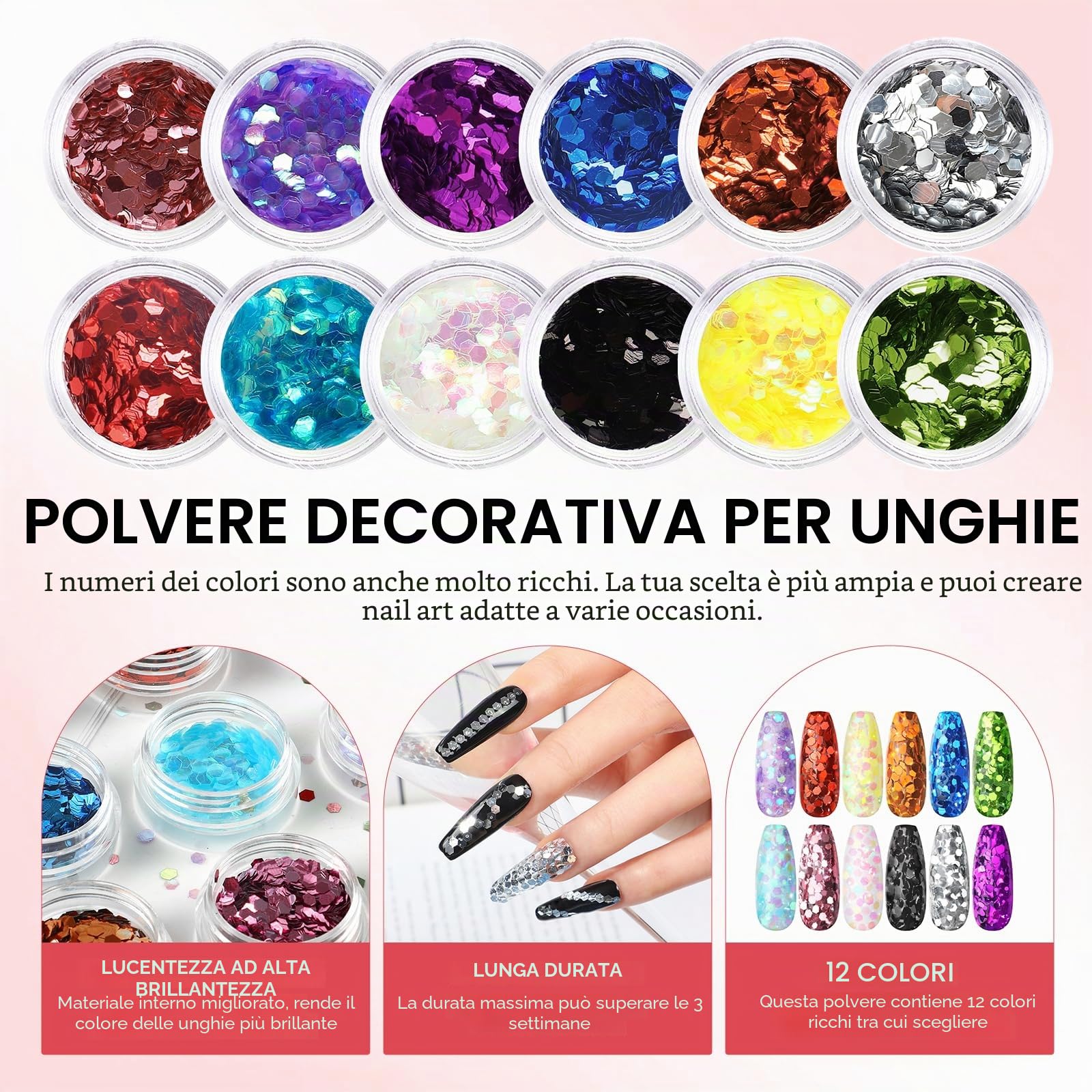 Coscelia Kit Ricostruzione Unghie 15 colori 16ml Gel Ricostruzione Unghie con 6W Lampada Unghie, 30ml Slip Solution, Base e Top coat Semipermanente, Kit Unghie Completo per Principianti