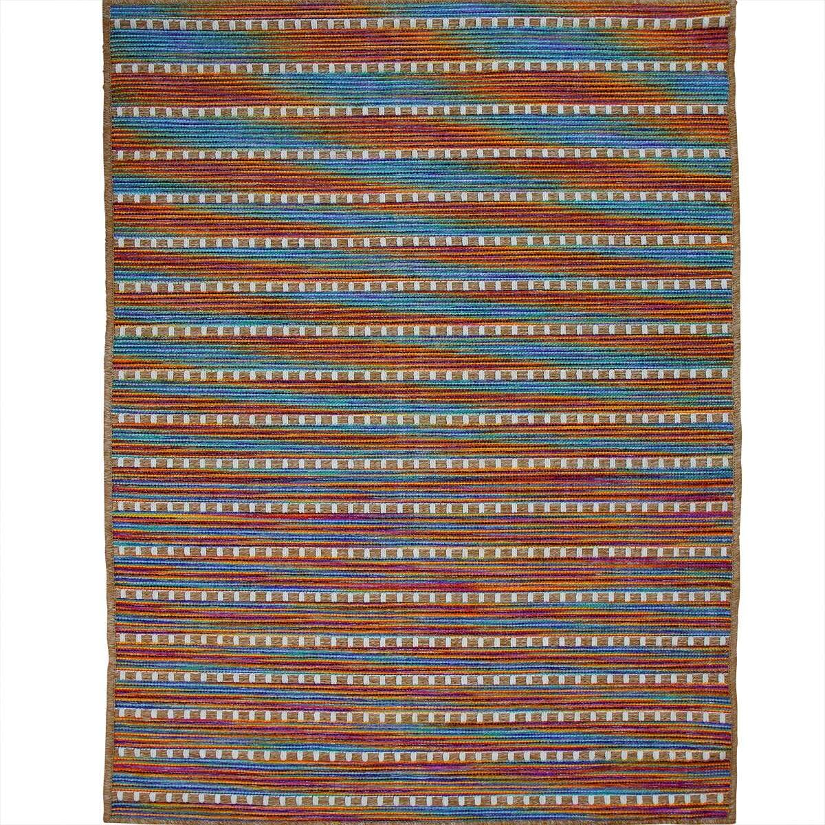 Tapis aspect jute 160x230 lavable et robuste pour animaux et enfants