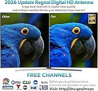 Vista 4 de Antena 2026 para Smart TV para interiores, antena de TV de más de 3600 millas para canales locales, antena de TV interior 4K 8K 1080p