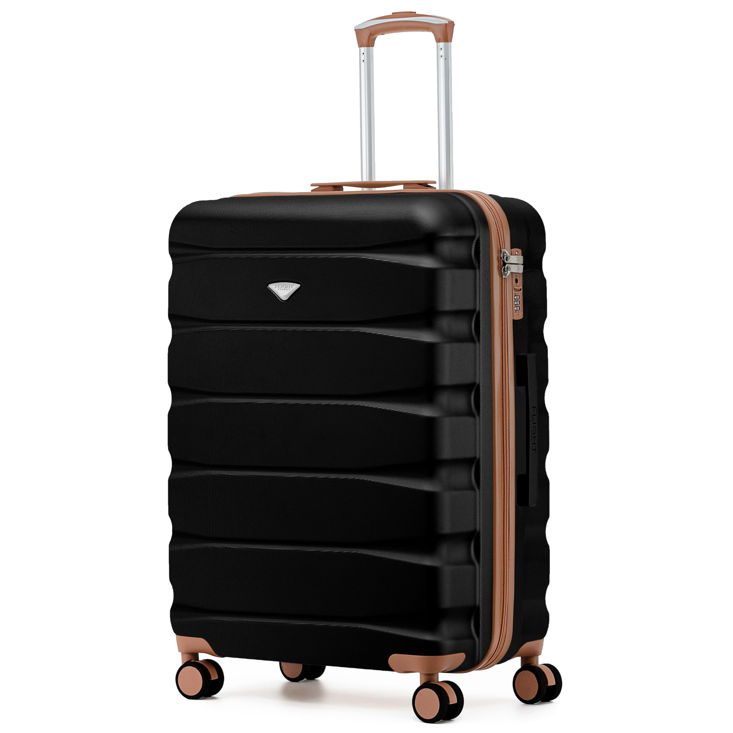 Flight Knight Underseat Cabin Suitcase 45x36x20cm | Free Hand Luggage for EasyJet & Wizz Air | Lightweight ABS Hard Shell with 8 Silent-Glide Spinner Wheels | Max Space Travel Bag — view 11